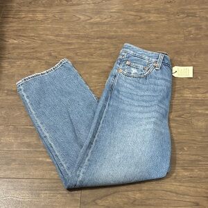 Levi’s Ribcage Straight Ankle Jeans